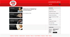 Desktop Screenshot of maltapost.com