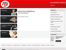 Tablet Screenshot of maltapost.com